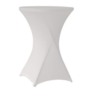 ZOWN Cocktail80 Table Stretch Cover White - DW828  - 1
