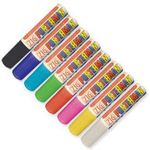 Securit Posterman 15mm All Weather Chalk Markers Mixed Colours (Pack of 8) - Y984  - 1