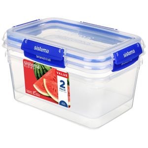 Sistema Klip It Plus Rectangle Container 3.35Ltr (Pack of 2) - FS692  - 1