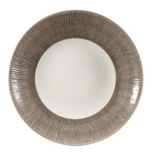 Churchill Bamboo Deep Round Coupe Plates Dusk 255mm (Pack of 12) - DY093  - 1