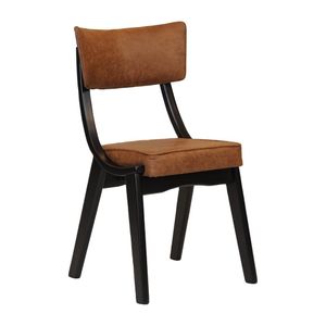 Chelsea Dining Chair Buffalo Tan Dark Wood (Pack of 2)
