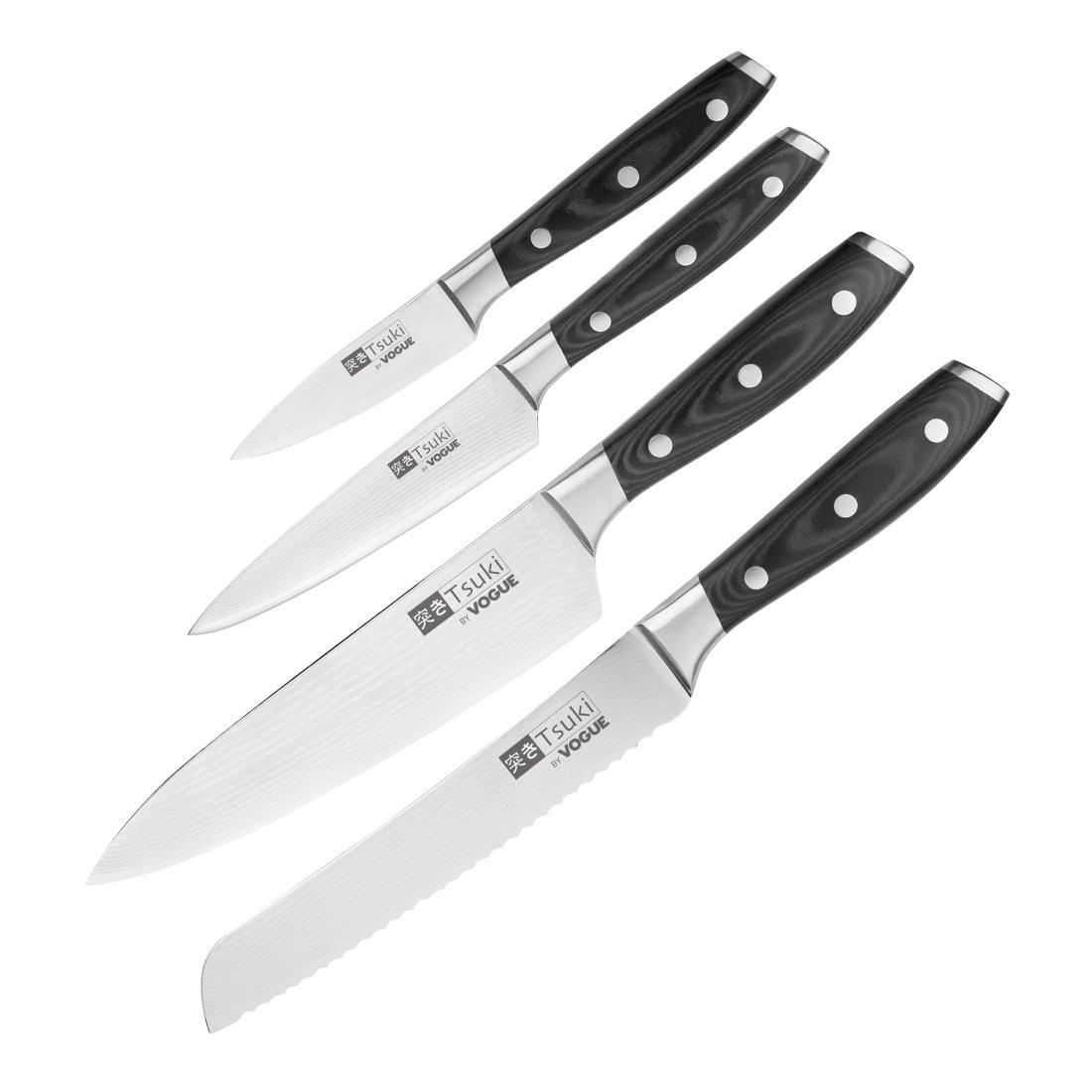 Vogue Tsuki Series 7 Prep Like A Pro 4Piece Knife Set With