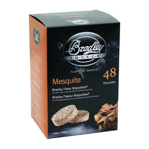 Bradley Food Smoker Mesquite Flavour Bisquette (Pack of 48)