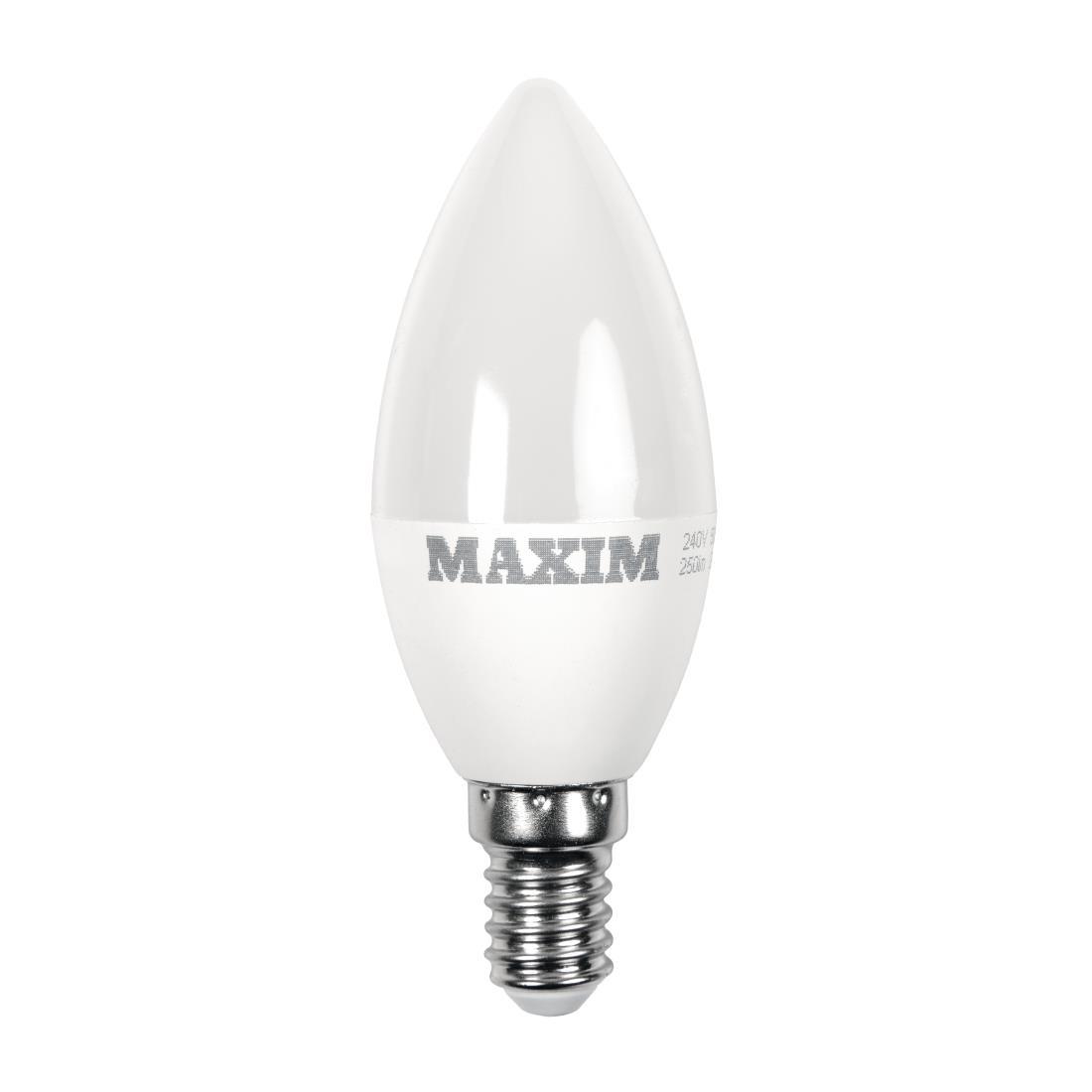 Maxim LED Candle Small Edison Screw Cool White 3W (Pack of 10)