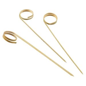 Bamboo Ring Skewers 12cm/4.75" (100pcs) - BMBRS12 - 1