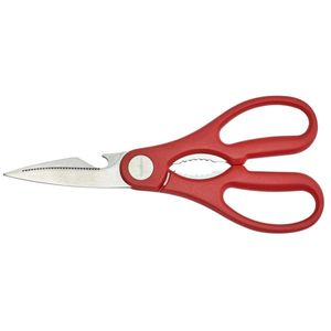 Stainless Steel Kitchen Scissors 8" Red - SCIS7R - 1
