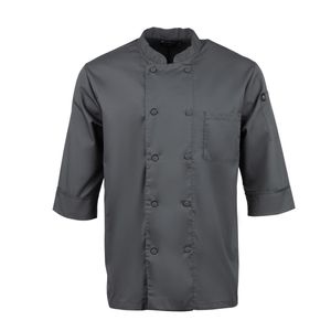 Colour By Chef Works Unisex Chef Jacket Grey 3XL - A934-3XL