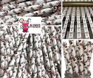 Paper Straws - Custom Printed - 2