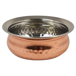 Copper 'Handi' Dish 14Cm - CPH14