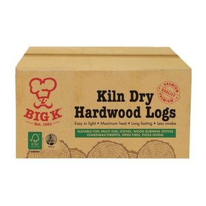 Big K Kiln Dry Hardwood Logs FSC Box 8Kg - FJ728