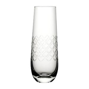 Utopia Raffles Diamond Champagne Glasses 300ml (Pack of 6) - CZ060