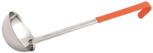 Matfer S/S Ladle With Coloured Handle - Orange 106mm - 112733 - 11573-04