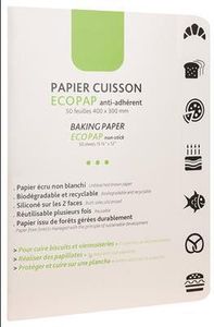 Matfer Ecopap Silicon Baking Paper - Carton 400 x 300mm QTY50 - 320230 - 10829-03