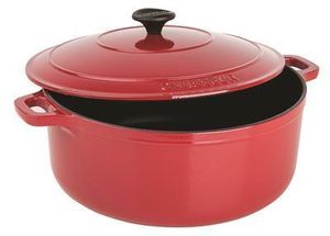Chasseur Round Casserole With Lid Red - 280mm - 186405 - 10328-05