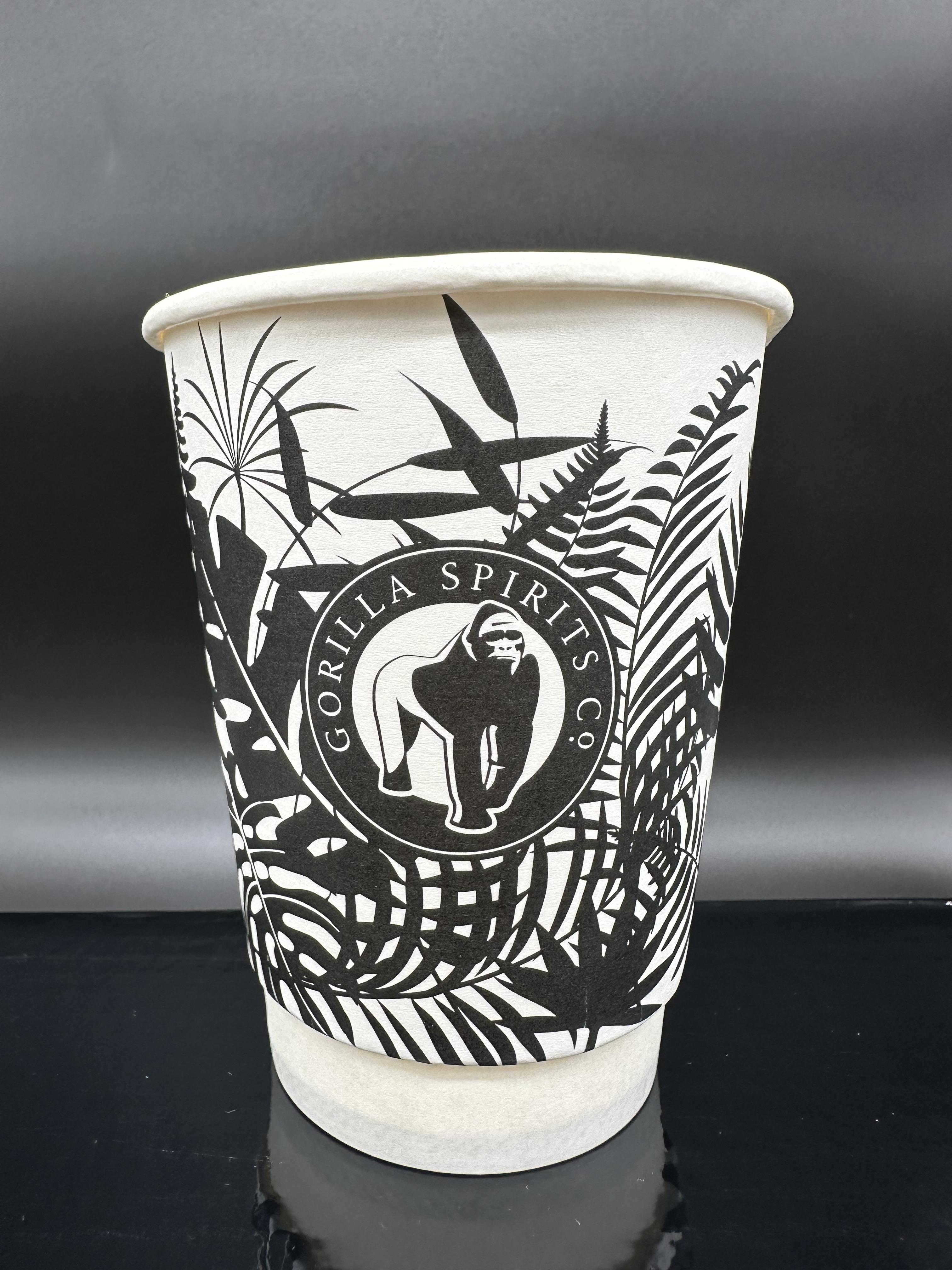 Custom Printed Compostable Double Wall Cups