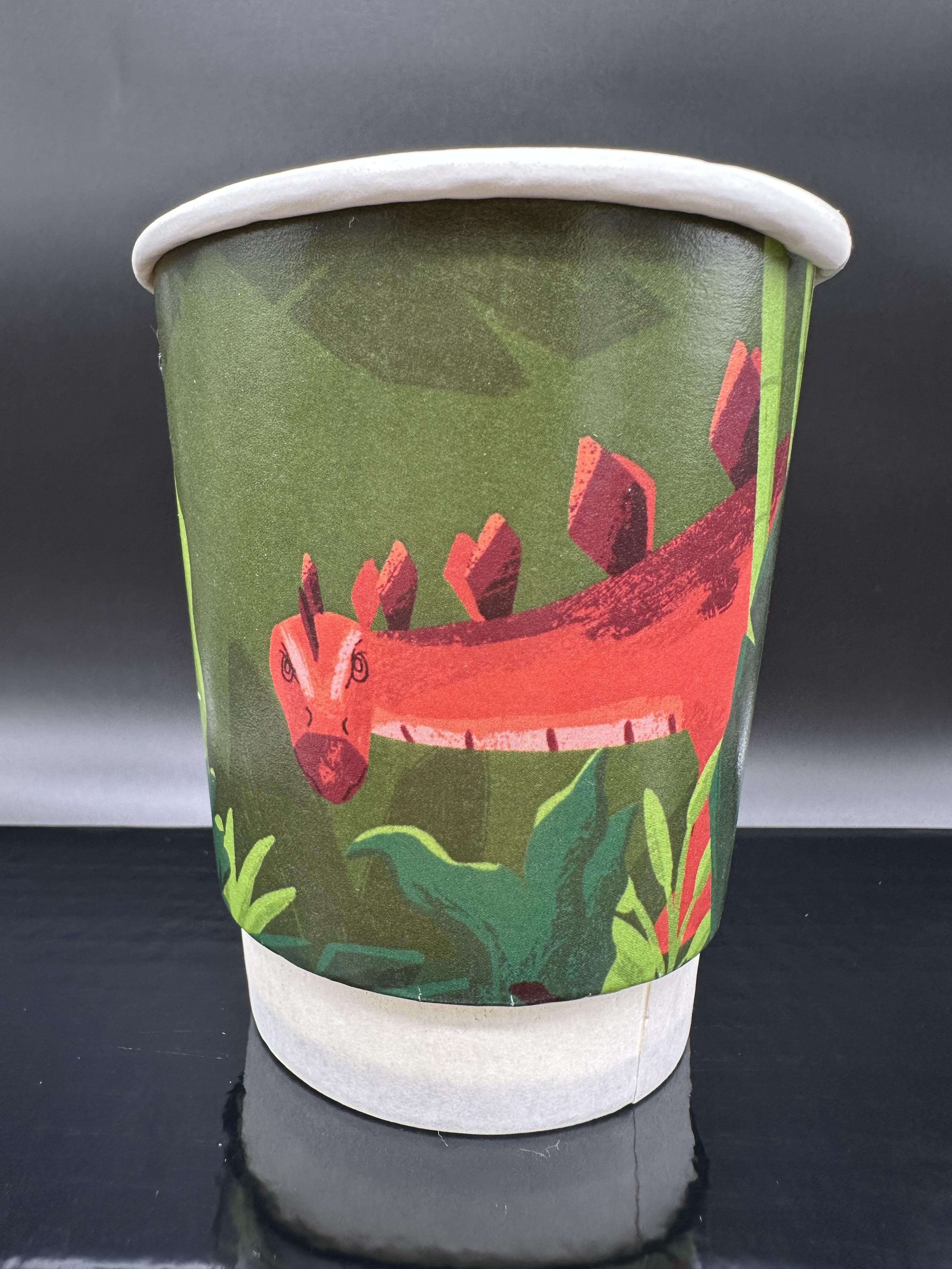 Custom Printed Double Wall 8oz Paper Hot Cup