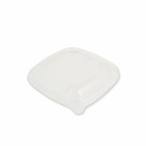 RPET Lids To Fit 375/500ml Square Bowls - 139907 - 1