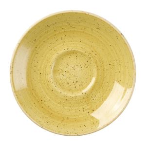 Churchill Stonecast Mustard Seed Saucer 118mm (Pack of 12) - DX043 - 1