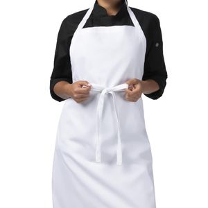 Chef Works Recycled Bib Apron White - BA040 - 3