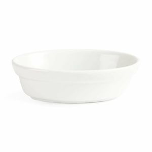 Olympia Whiteware Oval Pie Bowls 145mm (Pack of 6) - DK806 - 3