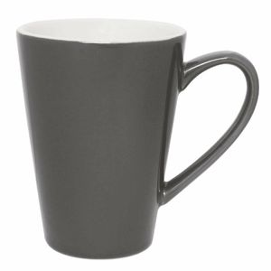 Olympia Cafe Latte Cups Charcoal 340ml (Pack of 12) - GL488 - 1
