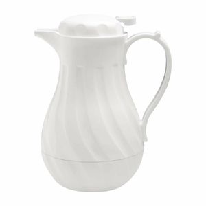 Olympia Insulated Swirl Jug White 2Ltr - GL971 - 1