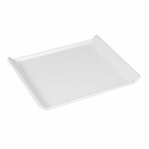 Olympia Kristallon Melamine Platter White 300 x 250mm - GM283 - 1