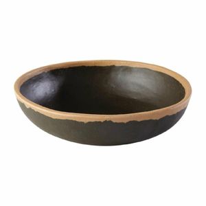 APS Crocker Low Bowl 165mm Brown - Each - HC730 - 1