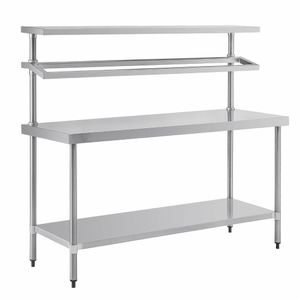 Vogue Stainless Steel Prep Station with Gantry Large - CB909 - 1