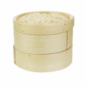 Vogue Bamboo Food Steamer 203mm - K303 - 1