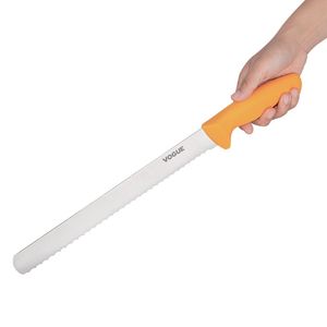 Vogue Soft Grip Pro Serrated Slicer 28cm - GH530 - 3