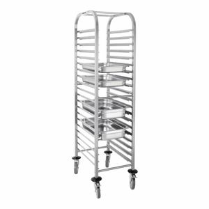 Vogue Gastronorm Racking Trolley 20 Level - U376 - 3