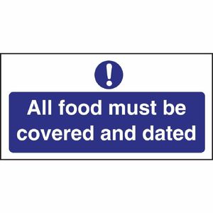 Vogue Food Covered and Dated Sign - W193 - 3
