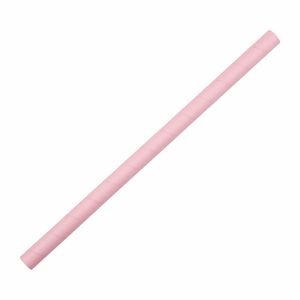 Fiesta Compostable Paper Smoothie Straws Pink (Pack of 250) - FB149 - 1