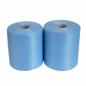 EcoTech Envirolite Super Antibacterial Cleaning Cloths Blue (Roll of 2 x 500) - FA204 - 1