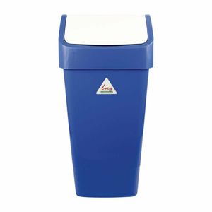 SYR Polypropylene Swing Bin Blue 50Ltr - CC082 - 1