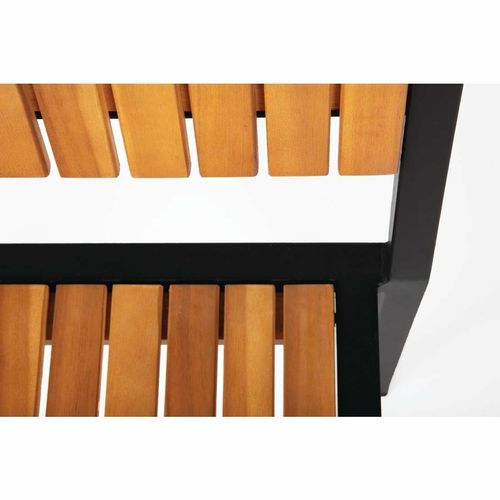 Bolero Steel & Acacia Side Chairs (Pack of 4) - DS150 - 14