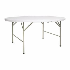 Bolero 5ft Round Folding Table White - CC506 - 1