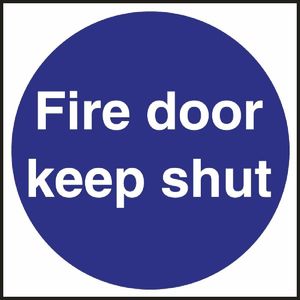 Fire Door Sign - W222 - 1