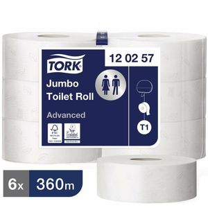 Tork Jumbo Toilet Paper 2-Ply 360m (Pack of 6) - CL127 - 3