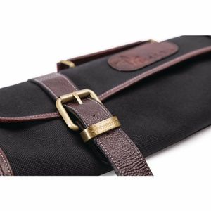 Boldric Canvas Knife Bag Black 9 Slots - CM555 - 3