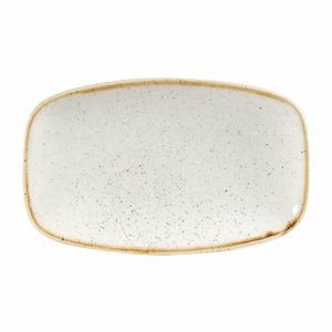 Churchill Stonecast Rectangular Plates Barley White 121 x 200mm - DW327 - 1