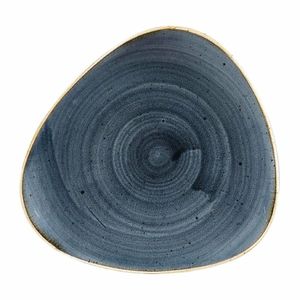 Churchill Stonecast Triangular Plates Blueberry 192mm (Pack of 12) - DW364 - 1
