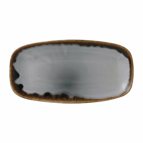 Dudson Harvest Grey Chefs Oblong Plate 298 x 152mm (Pack of 12) - FE367 - 1