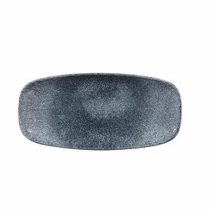 Churchill Studio Prints Raku Rectangular Plate Topaz Blue 269mm (Pack of 12) - CY902 - 1