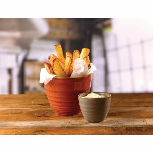 Churchill Stonecast Round Dip Pots Peppercorn Grey Ripple 57ml (Pack of 12) - HC832 - 3