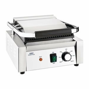 Nisbets Essentials Contact Grill Ribbed Top - DA396 - 1