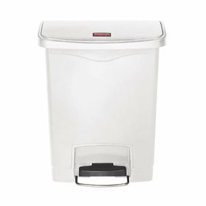 Rubbermaid Slim Jim Step on Bin Front Pedal 30Ltr White - CW582 - 3