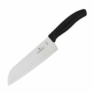 Victorinox Santoku Knife Fluted Edge 17cm - D828 - 1