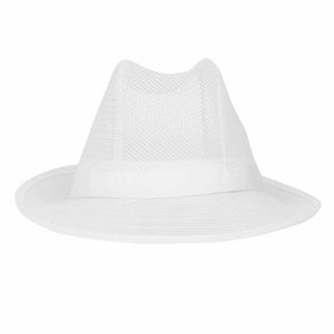 Trilby Hat with Net Snood White S - A653-S - 3